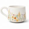 Golden Meadow Stoneware Cup With Handle!