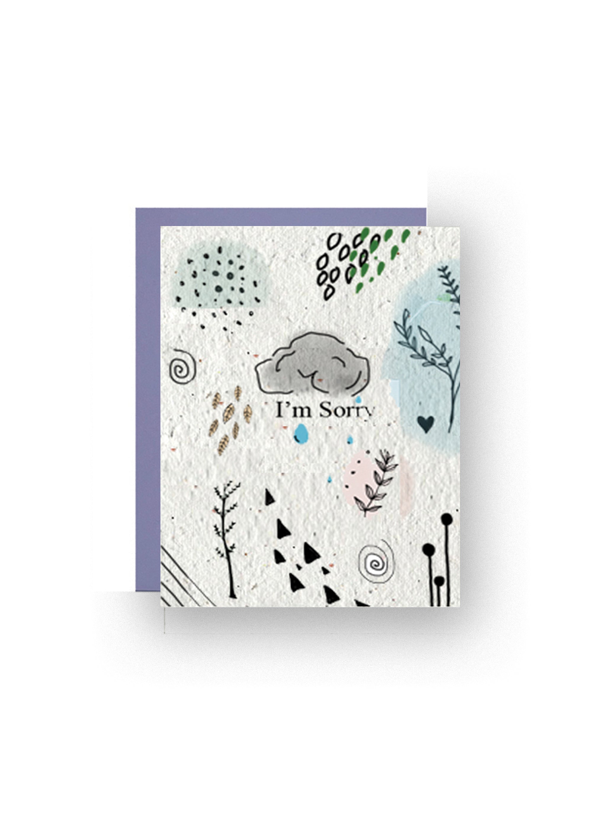 I'm Sorry  Wildflower Seed Paper Card
