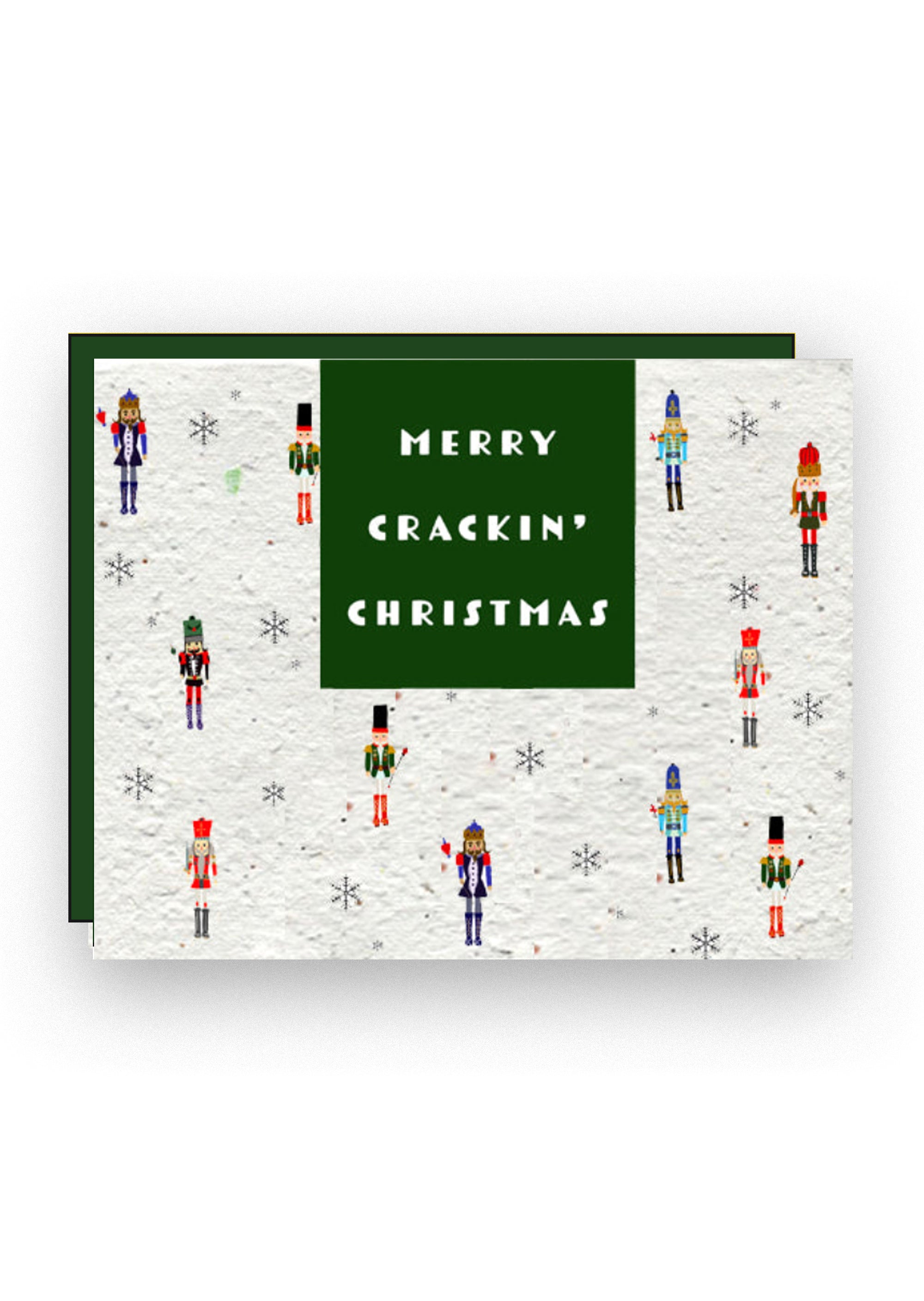 Merry Crackin' Christmas Wildflower Seed Paper Card