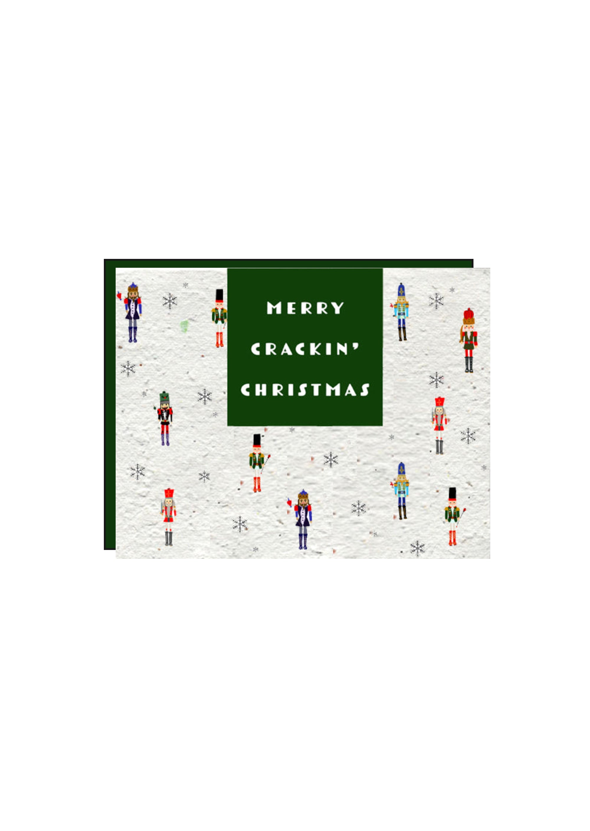 "Merry Crackin' Christmas" Wildflower Seed Paper Card