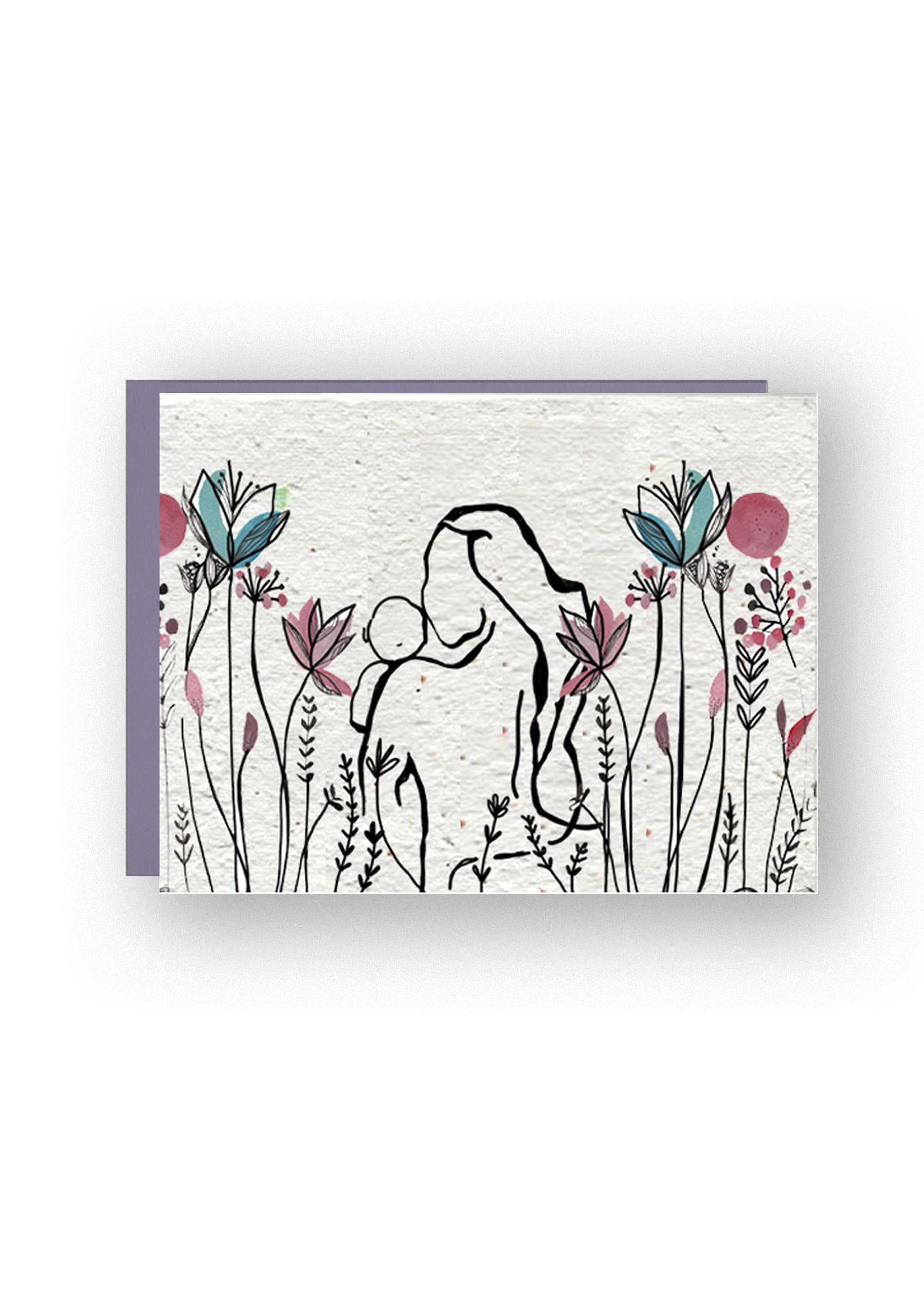 Mother's Love Wildflower Seed Paper Card
