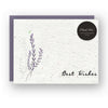 Blooming Wishes Eco-Friendly Seed Paper Greeting Card