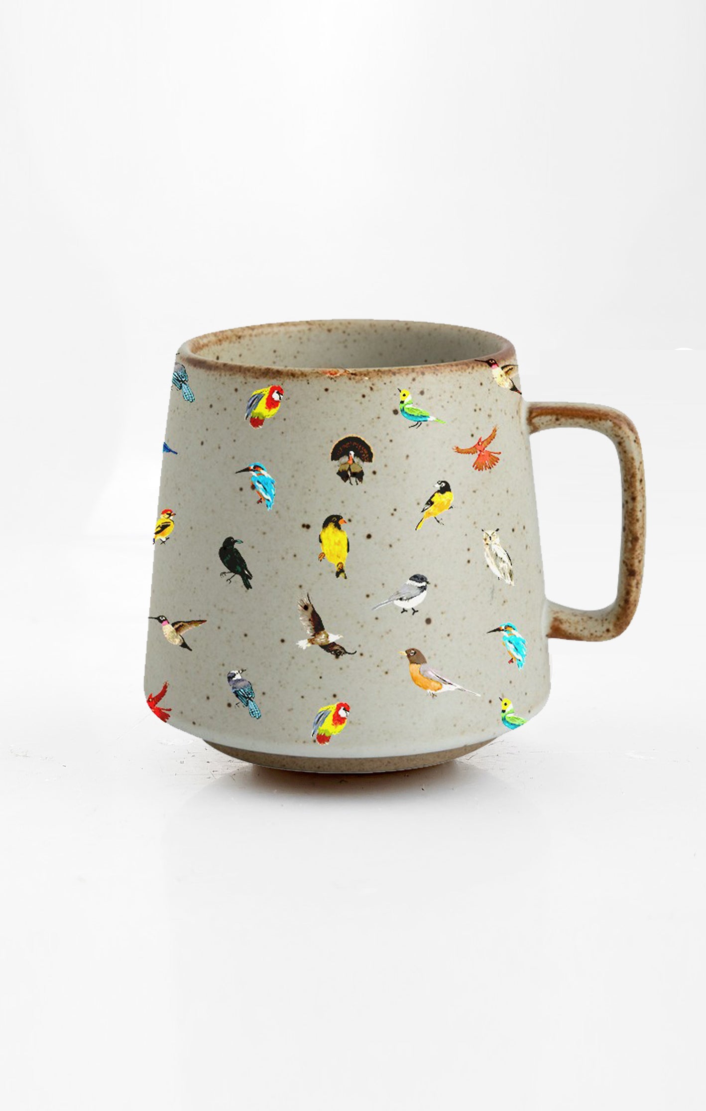 Nature's Symphony Ceramic Birdwatcher's Mug