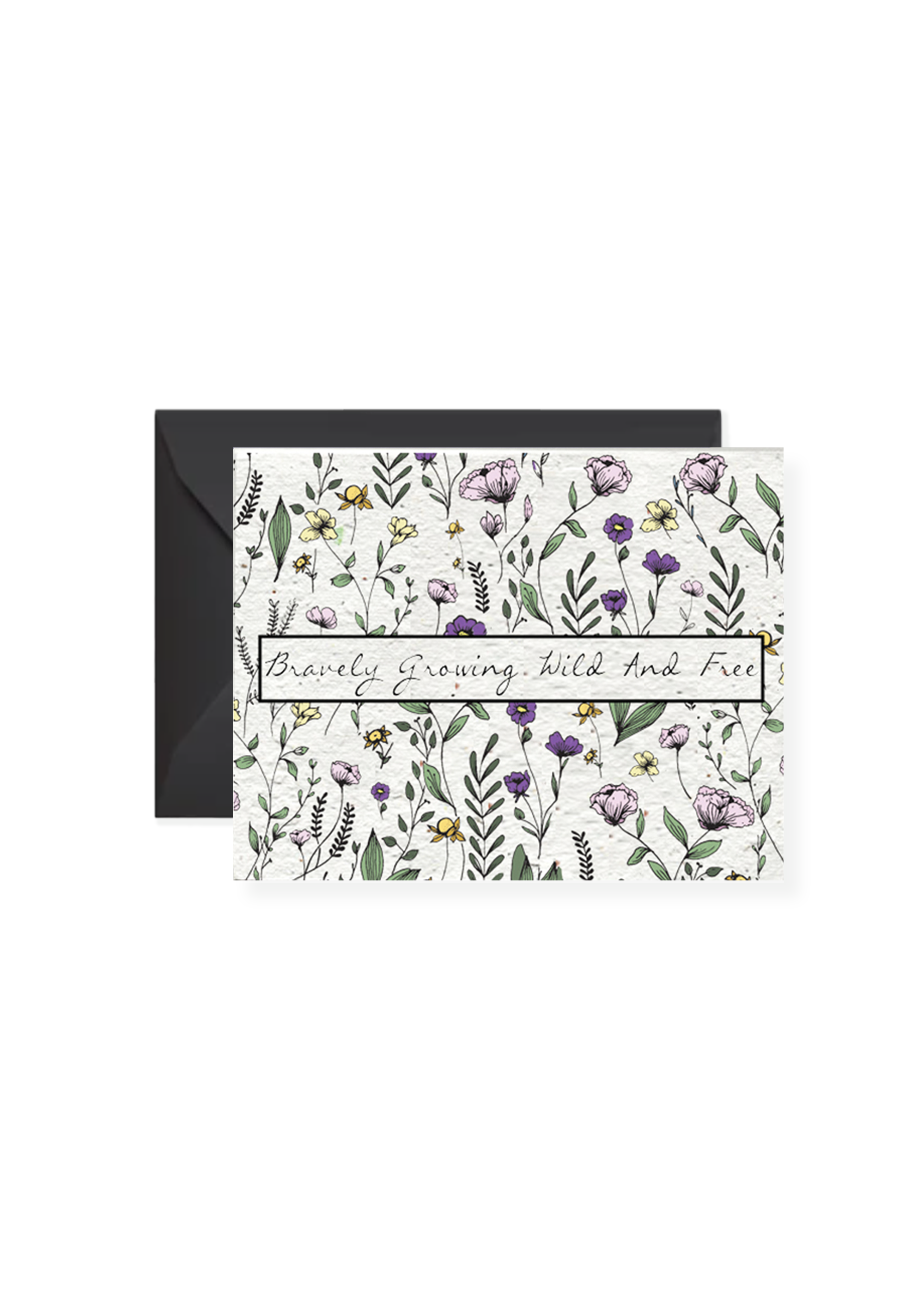 Wildflower Meadow Bravery Wildflower Seed Paper Card