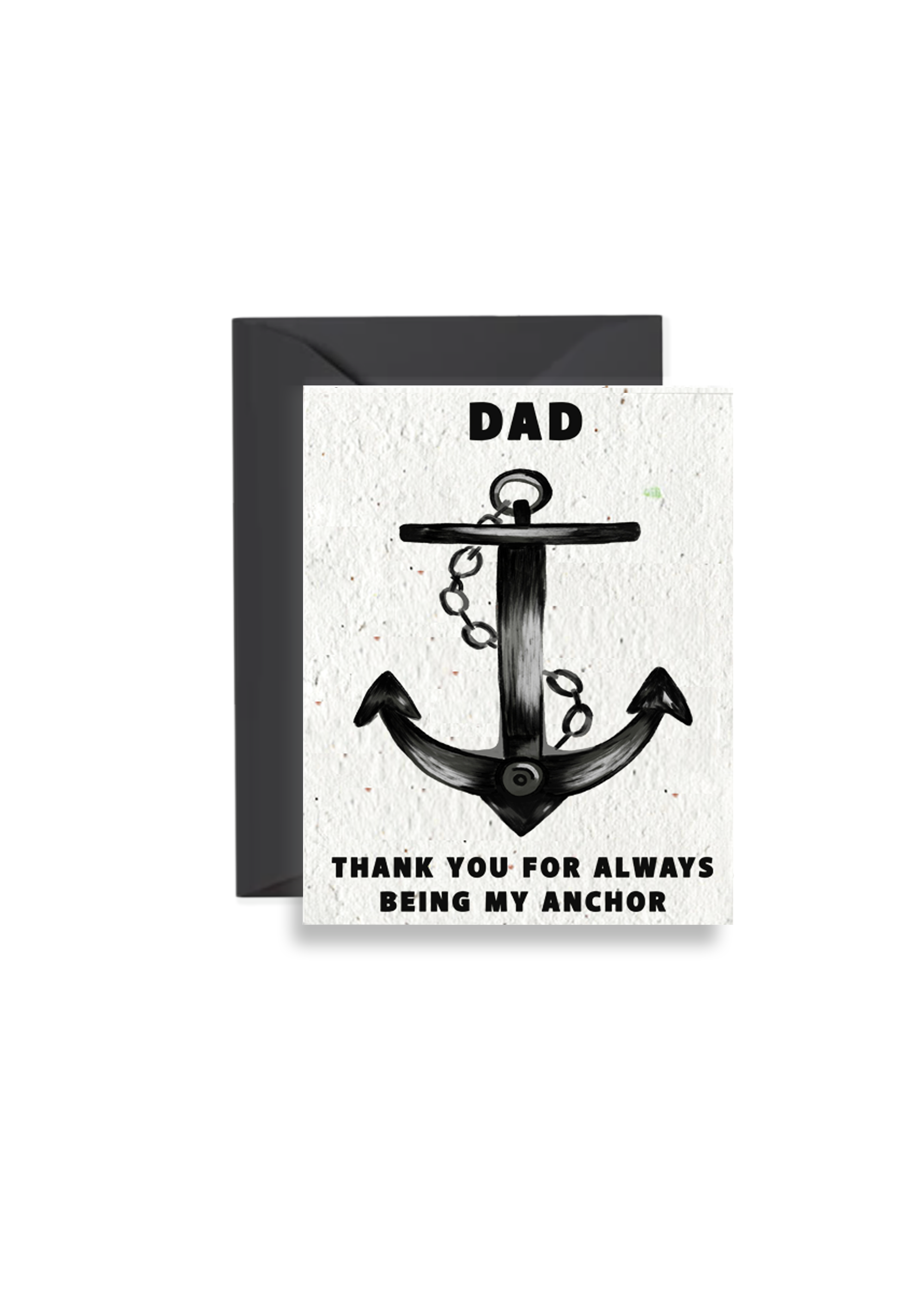 My Anchor- Happy Father's Day Wildflower Seed Paper Card