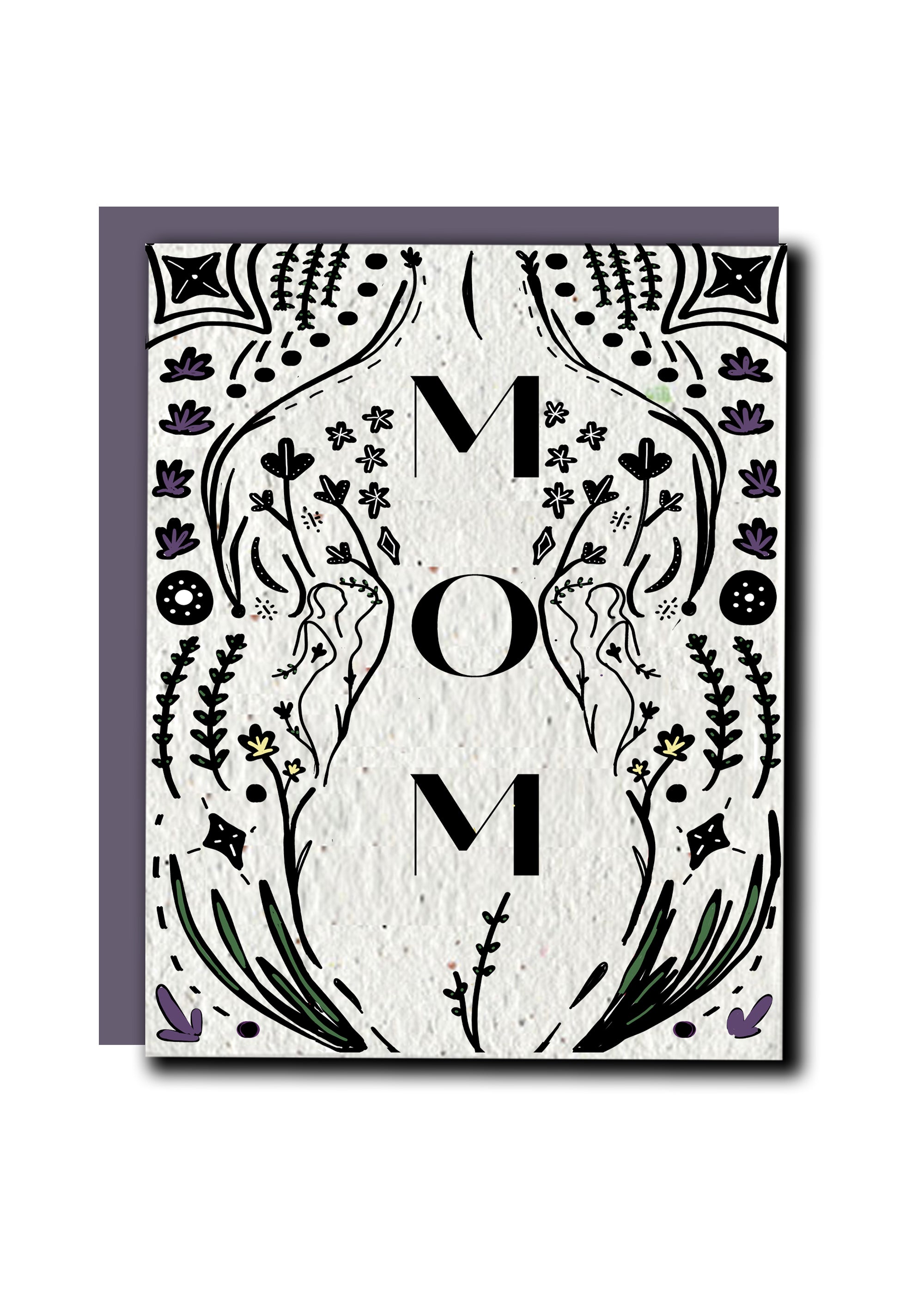 Eternal Mom Love Wildflower Seed Paper Card