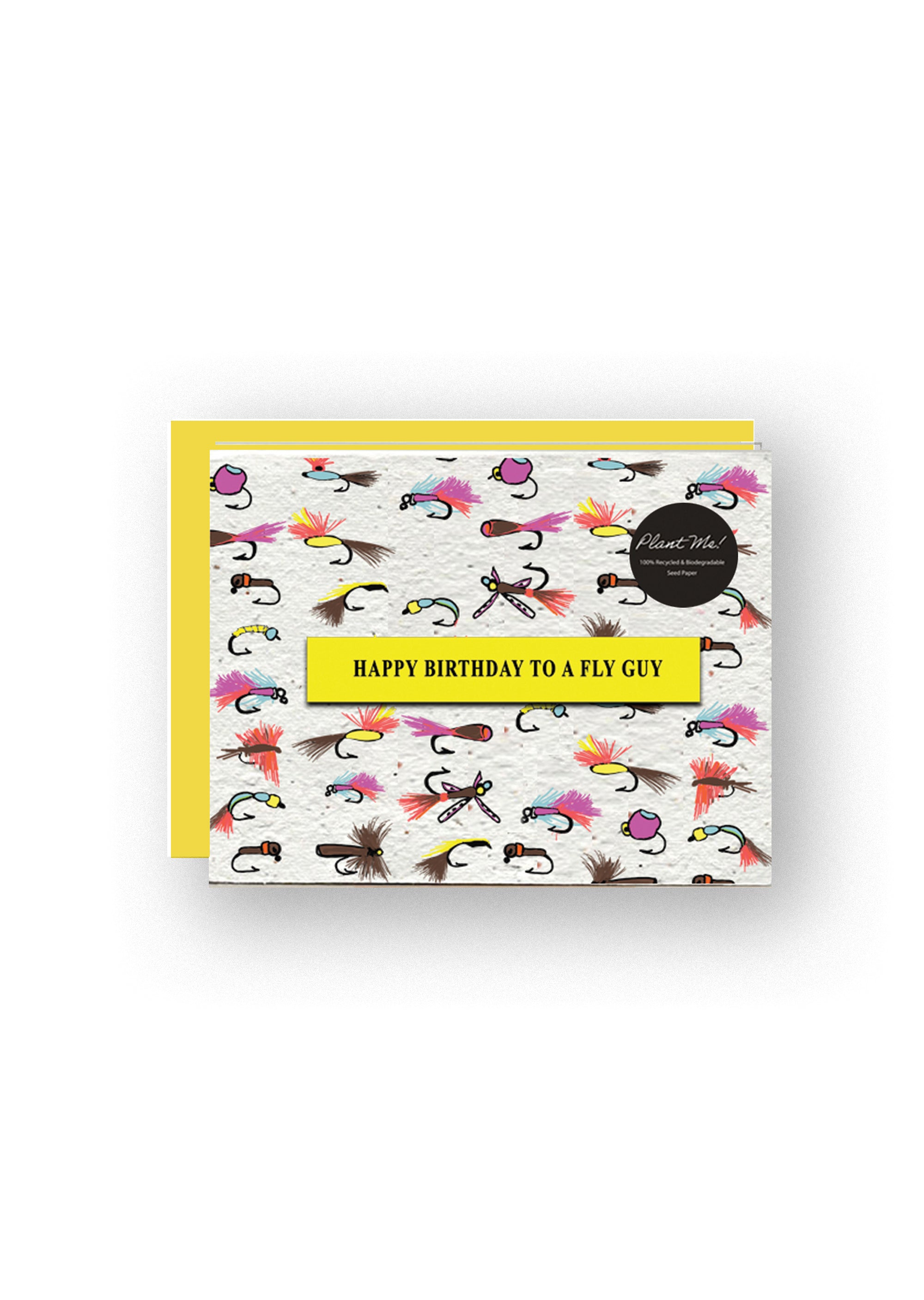 "Reel Birthday Wishes" Wildflower Seed Paper Card