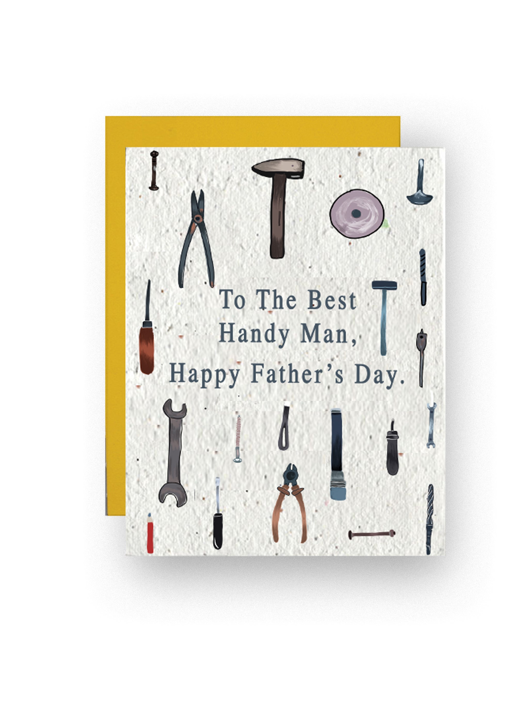 Toolbox Treasures: To the Best Handy Man Father's Day Card