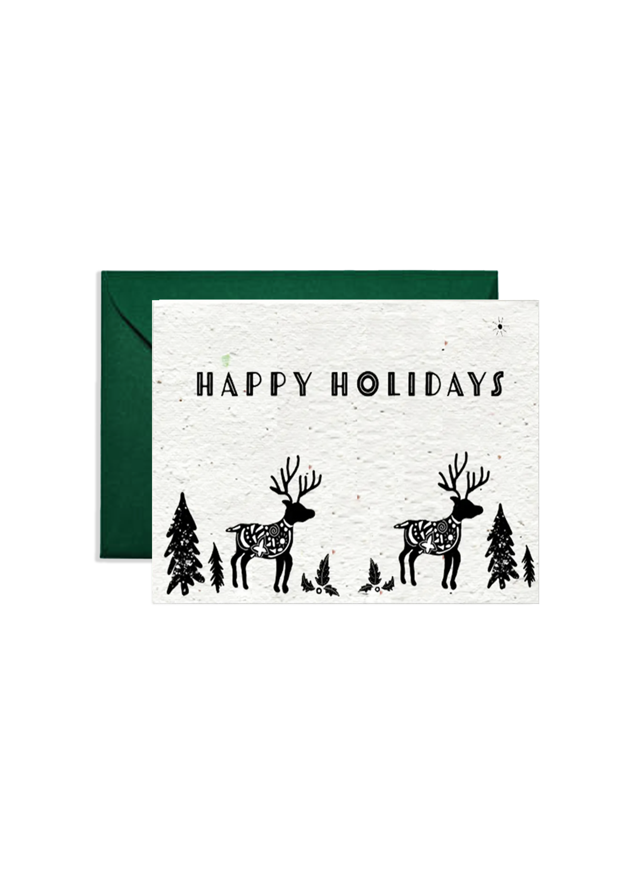 Winter Wonder Deer Wildflower Seed Card