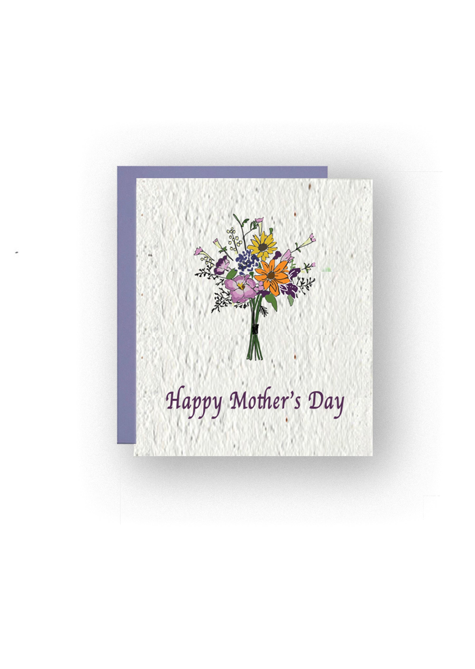 Nurtured Blooms Wildflower Seed Paper Mother's Day Card