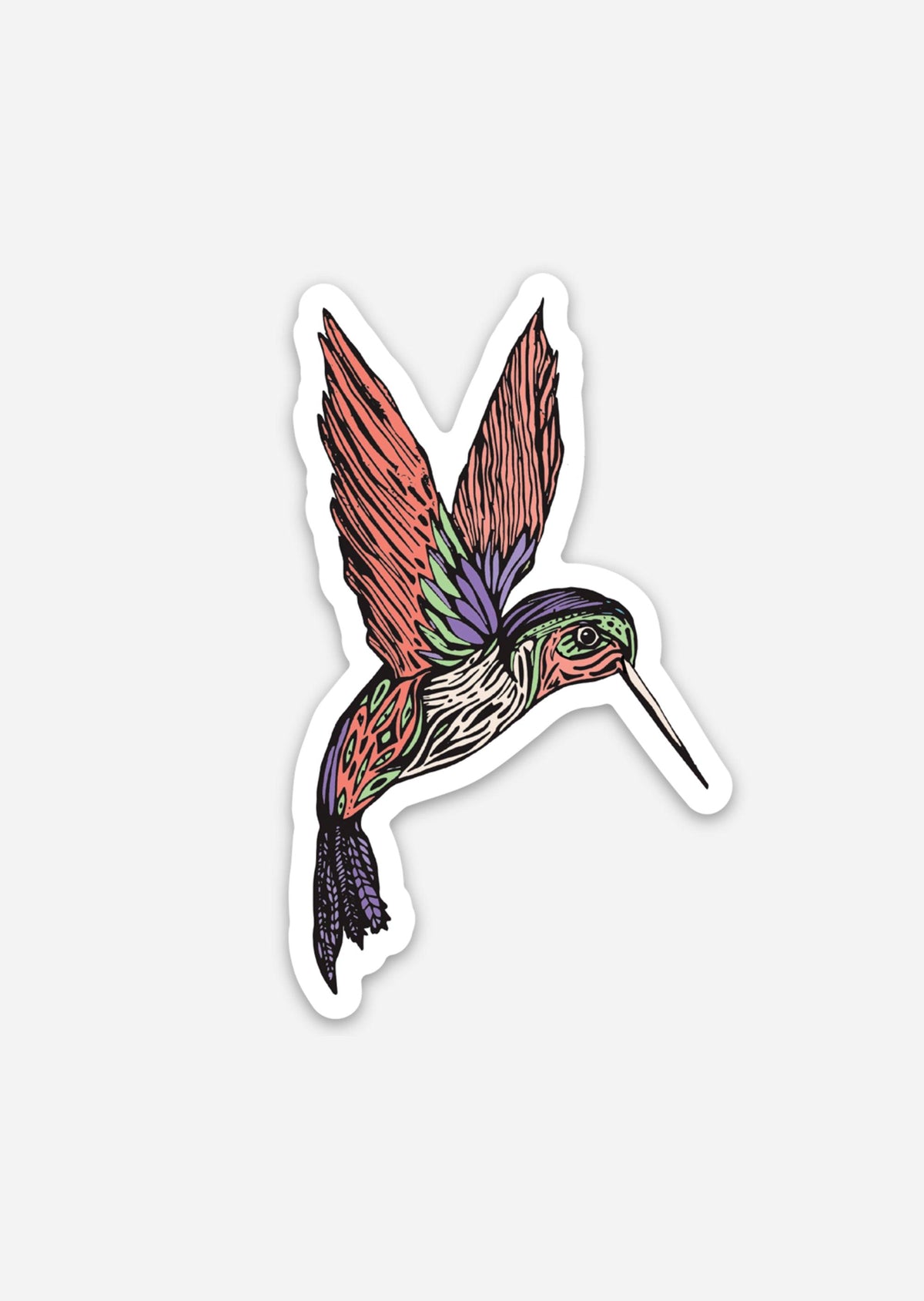 Artisan Hummingbird Sticker – Artsy Em's Designs