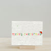 "Merry Christmas" Wildflower Seed Paper Card