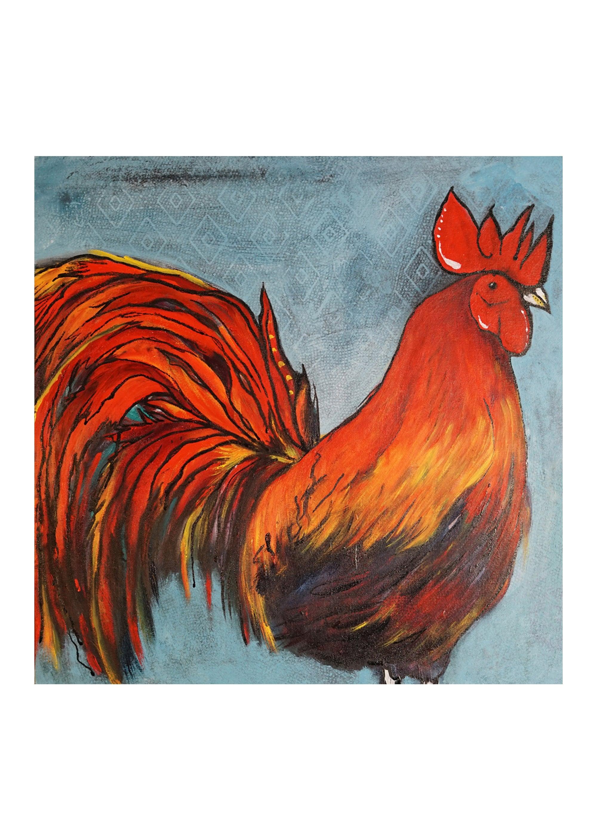 Rooster Patterns To Paint Petit Rouge Rooster Downloadable Pattern