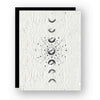 Moon Phase Wildflower Seed Paper Greeting Card