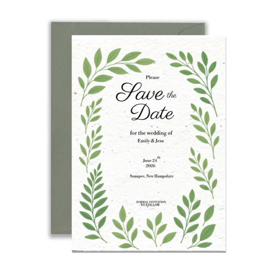 Evergreen Promise Save The Date