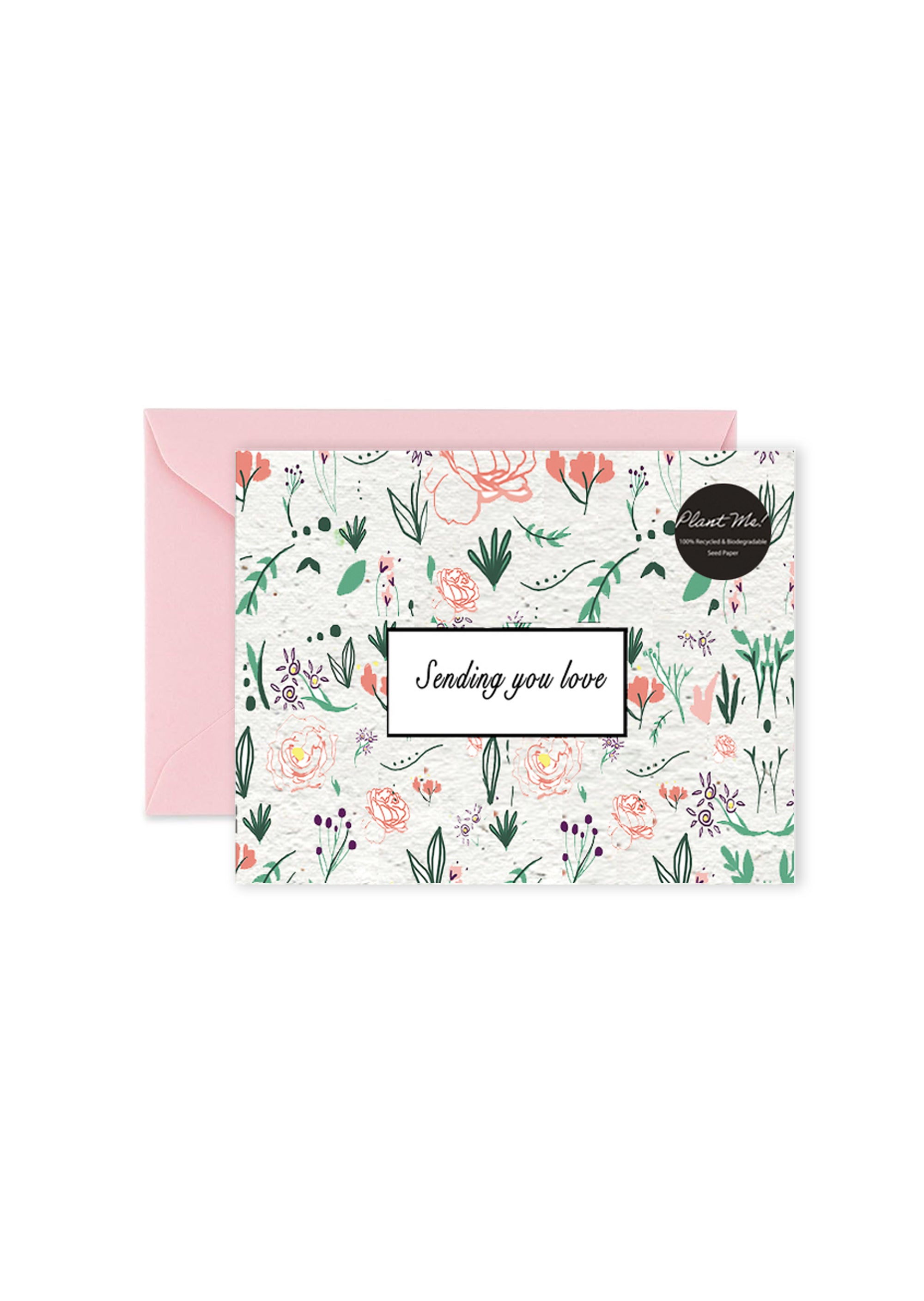 Sending You Love Wildflower Seed Paper Cards