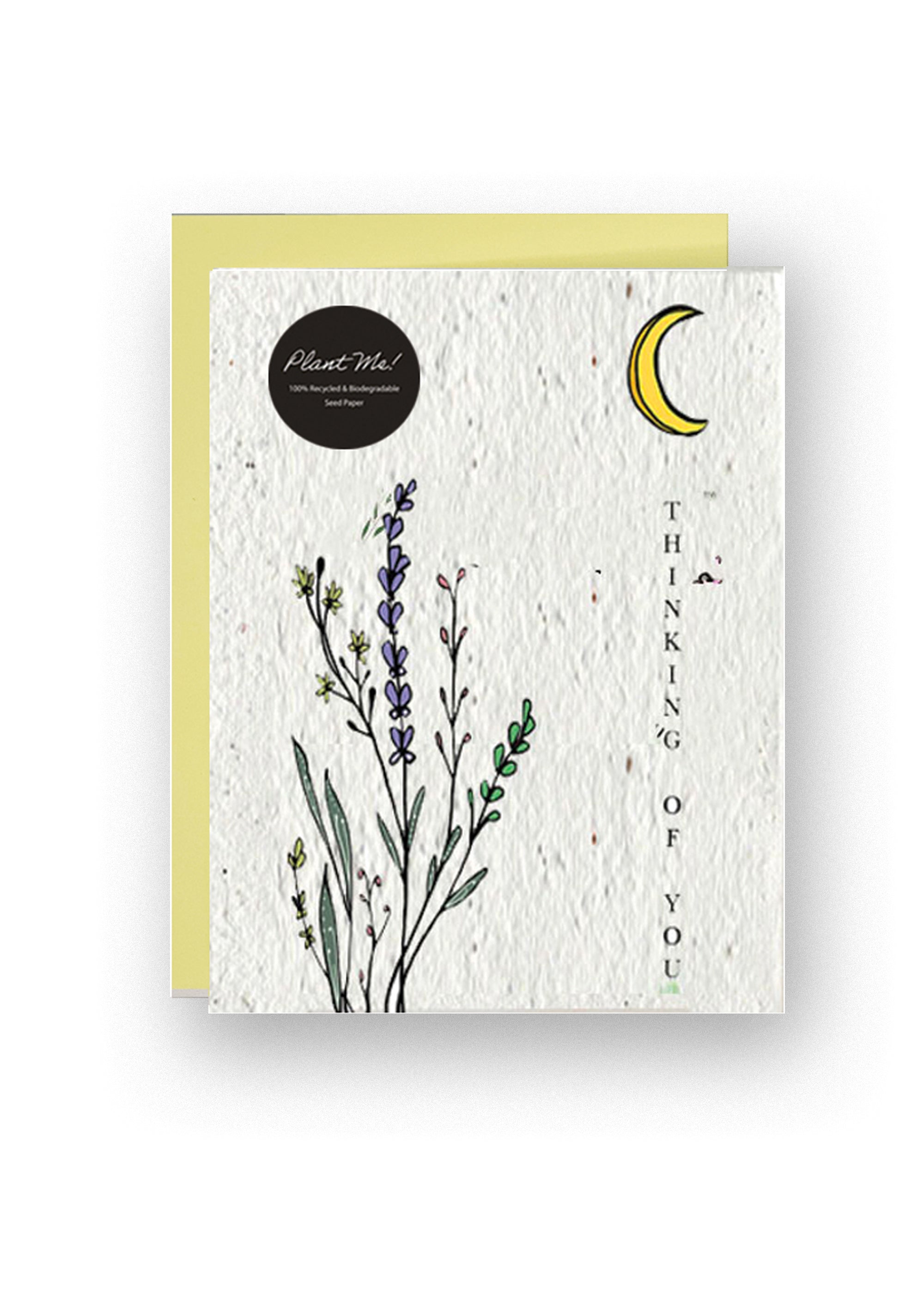 "Thinking Of You" Wildflower Seed Paper Card