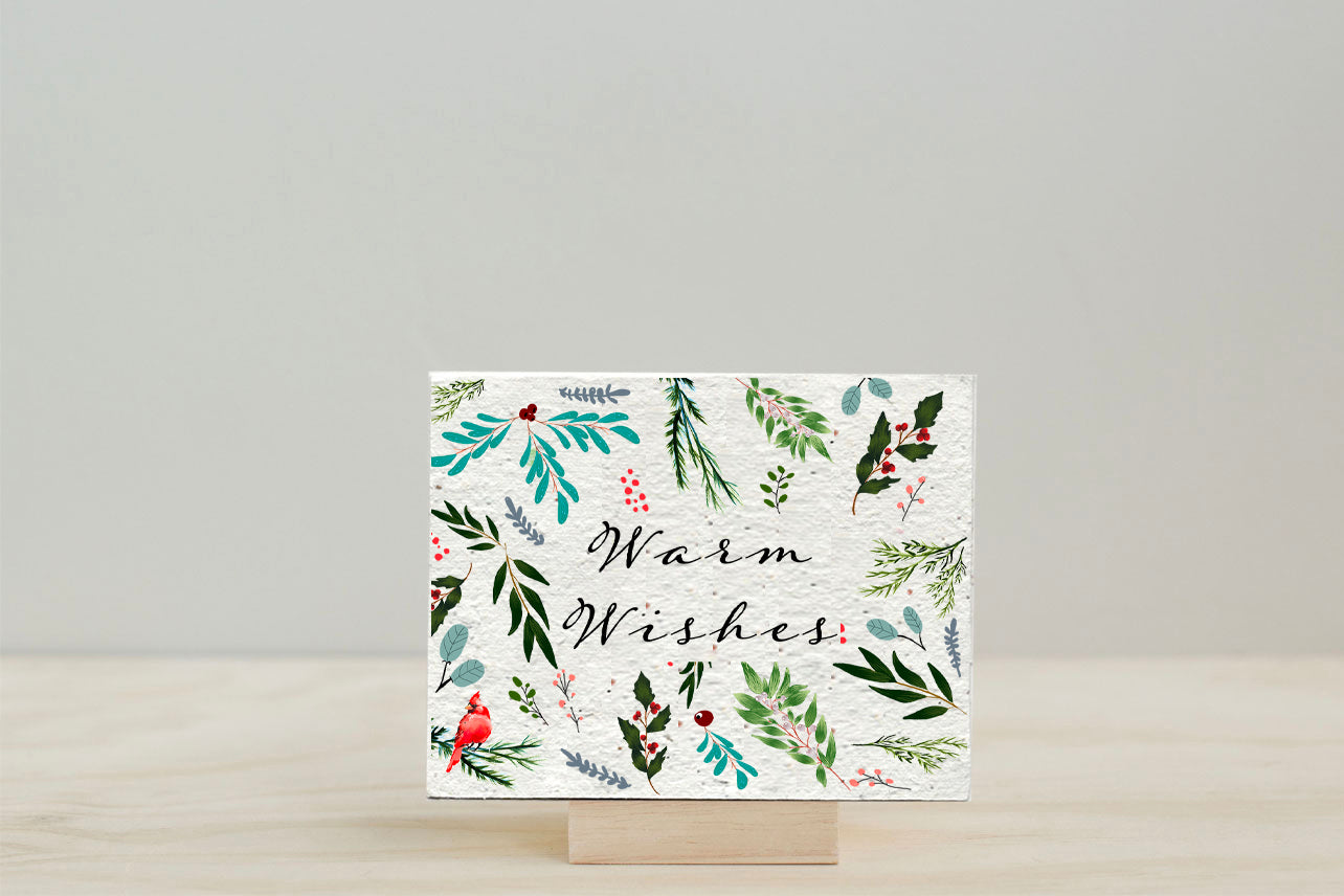 "Cozy Wishes Wildflower Seed Card"