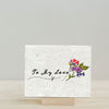 To My Love Wildflower Seed Paper Card