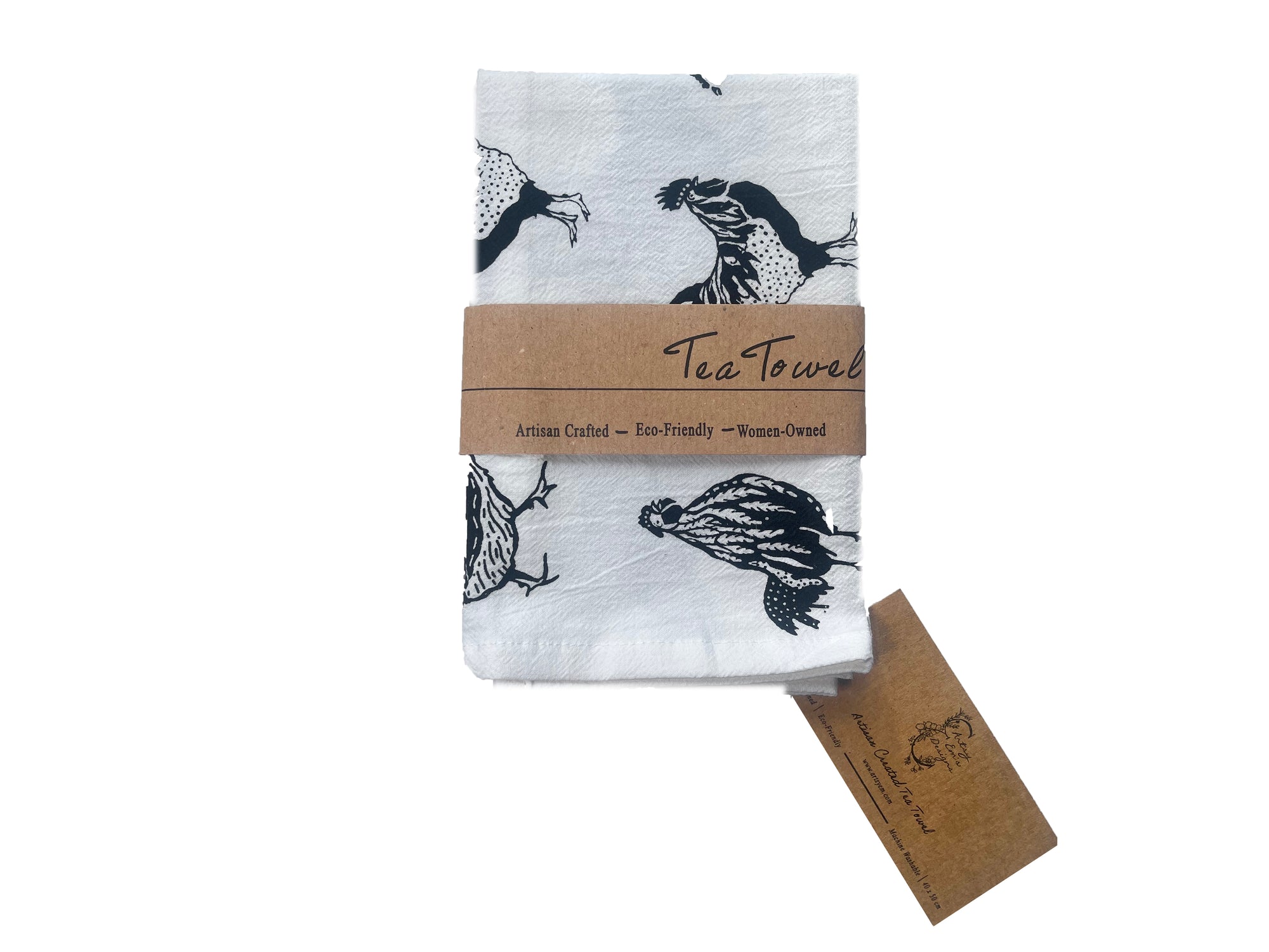 Tea Towel Chicken Organic Cotton Hen Flour Sack Towel Screen