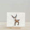 "Christmas Deer" Wildflower Seed Paper Card