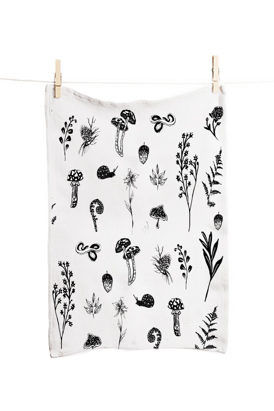 Woodland Creatures Edition Tea Towel-Eco-friendly