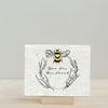 Bee-Loved Blooms Wildflower Seed Greeting Card