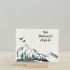Heartfelt Thanks Dad Wildflower Seed Paper Card