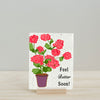 "Thoughtful Wishes: Feel Better" Wildflower Seed Paper Card