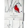 Christmas Cardinal Tea Towel