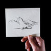 Mt. Dreaming Letterpress Greeting Card