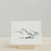 Mt. Dreaming Letterpress Greeting Card
