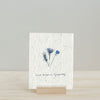 With Deepest Sympathy Wildflower Seed Paper Card